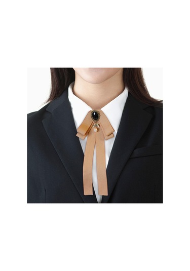 Homyl Şerit Papyon Broş Boyun Kravat Kokteyller Parti Mezuniyet Haki