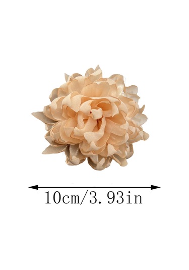 Homyl Kadınlar Için Çiçek Broş Rozeti Büyük Dans Ziyafeti Kayısı