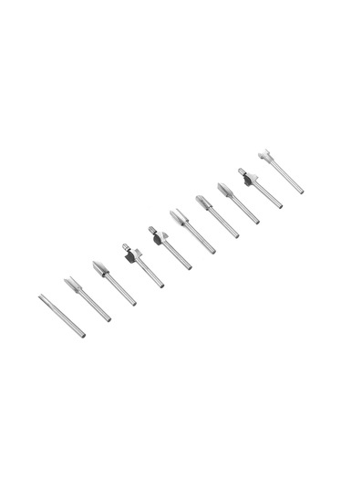 Springsun 10 Adet Hss Ahşap İşleme Freze Ucu - Taşlama, Oymacılık Ve Kenar Düzenleme İçin Elektrikli Freze Uçları