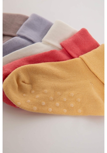 Defacto Kız Bebek Dikişsiz 5li Pamuklu Uzun Çorap C4291a5nskr1 Çok Renkli Defacto Kız Bebek Dikişsiz 5li Pamuklu Uzun Çorap C4291a5nskr1 Çok Renkli