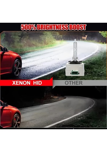 Motion003 D1s Yüksek Parlaklık Xenon Araba Ampulleri 6000k D3s D8s Ön Farlar 75000 Lümen 12