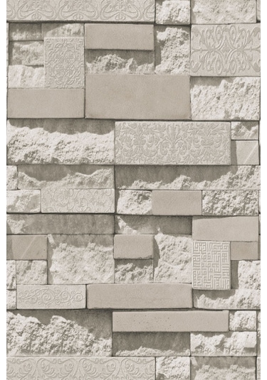 Zümrüt Exclusive Taş Desenli Duvar Kağıdı 9250