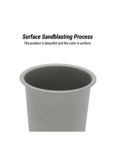 Mufunye Metal Kamp Bardakları, 220ml, Hafif Ve Taşınabilir Çok Renkli