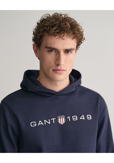 Gant Erkek Sweatshırt 2003244-433 2003244-433 Lacivert Lacivert