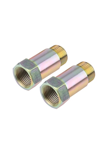 Konesam 45mm Demir Oksijen Sensörü Uzatıcı M18 1.5 , Araçlarda Exhaust Mesafesini Artırır, Hho Sistemi/test Borusu İçin, 2 Adet Sarı