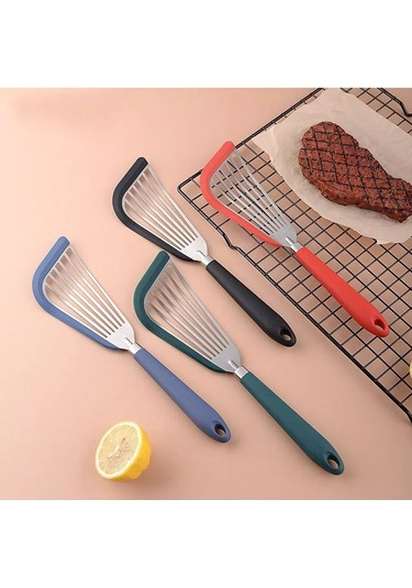 Stil'nyj İ Udobnyj Dom Mutfak Spatulası - Çizilmeye Karşı Paslanmaz Çelik Ve Silikon 175996678 Çelik