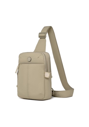 Smart Bags Mikro Poly Kumaş Kadın Bodybag Postacı Çantası 3337 Vizon