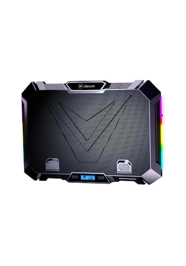 K28 Premium 8 Fanlı Rgb Yükseklik Ayarlı Stand 17" Gaming Notebook Soğutucu Telefon Tutuculu