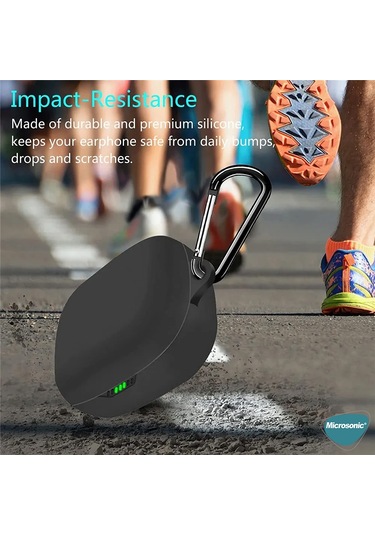 Microsonic Jbl Uyumlu Wave 300 Mat Silikon Kılıf Siyah