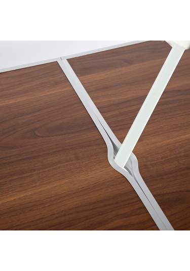 Funky Chaırs Şemsiyeli Tabureli Katlanabilir Piknik Masası Seti - Kahverengi