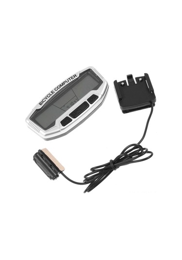 Aubyhe Bisiklet Bilgici: Hız, Mesafe, Zaman, Sicaklık Ve Lcd Işıklı Çok Fonksiyonlu Spor Takip Aleti Siyah