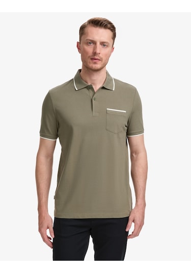 Pierre Cardin Erkek Haki Tişört 50327859-vr027