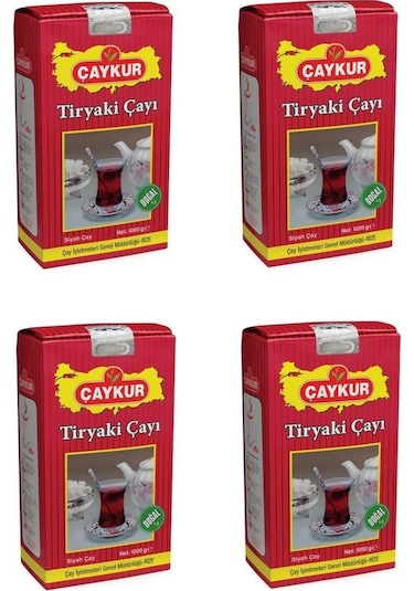 Çaykur Tiryaki Siyah Dökme Çay 4 x 1 KG