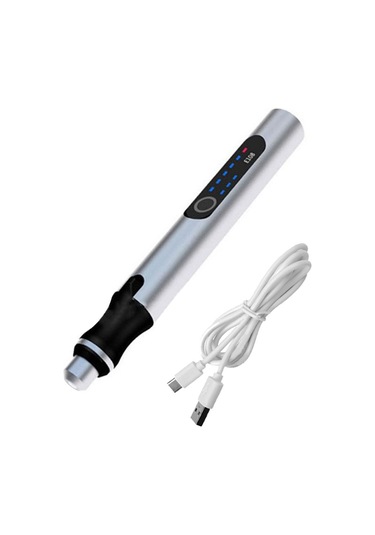 Moveevo Çok Yönlü Oyma Ve Parlatma Kalemi, 3 Hız Ayarlı, Şarj Edilebilir, Led Ekranlı, Metal Ve Ahşap İşleme İçin İdeal