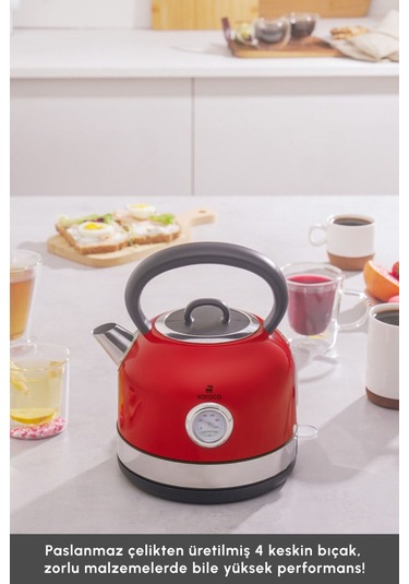 Karaca 2202 2200 W Retro Su Isıtıcısı Kettle