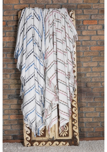 Elart Arden Battaniye Tek Kişilik Pamuklu 160x220 Cm Bej Bej