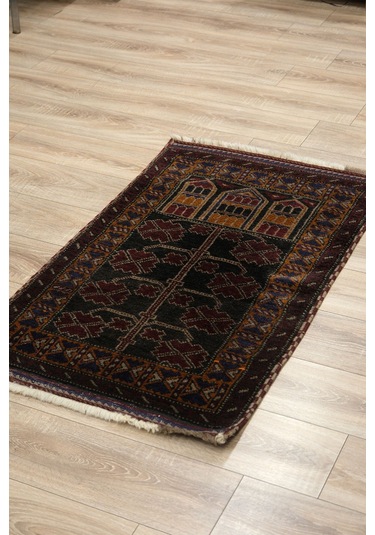 Yörük El Dokuma Yün Halı - Leh1004500135 Kırmızı