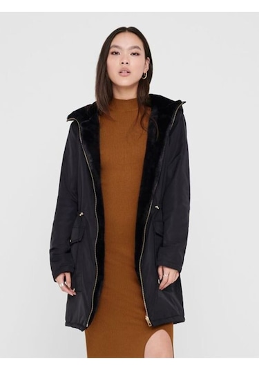 ONLY Bayan Kapüşonlu Çift Taraflı Mont 15208727