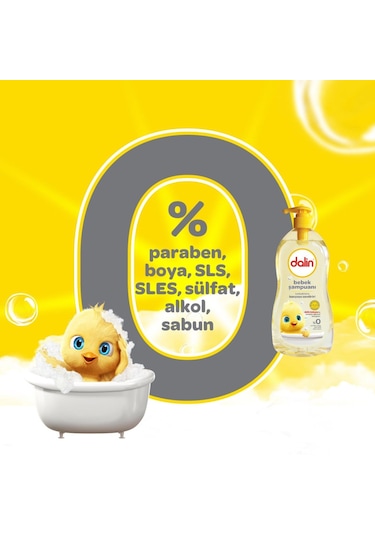 Dalin Bebek Şampuanı - 900 ML x 2 Adet