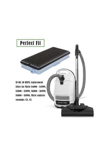 Aubyhe Miele Süpürge Filtresi Seti: S4000/s5000/s6000/s8000 Serileri İçin Hepa+karbon, Pet Evleri İçin Kokuları Giderir, 3'lü Paket