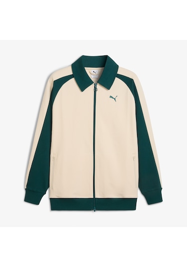 Puma T7 Relaxed Track Erkek Krem Ceket 632994 Krem