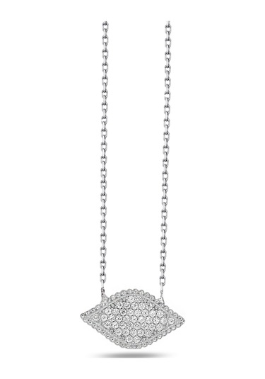 Brezza Lusso Jewelry Timeless Series Zirkon Taşlı Gümüş Sonsuz Görüş Kolyesi Gümüş