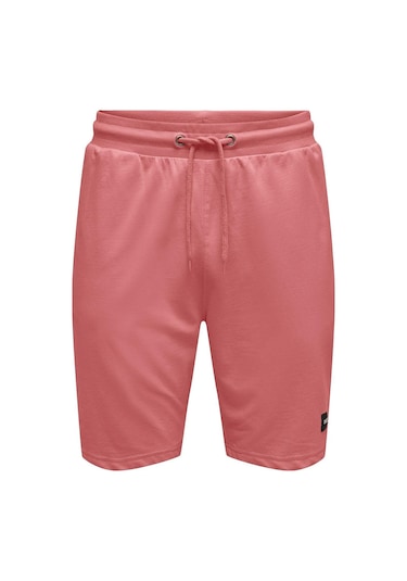 Only & Sons Erkek Onsneıl Belden Bağlamalı Pamuk Şort 22015623 Gül Kurusu Gülkurusu