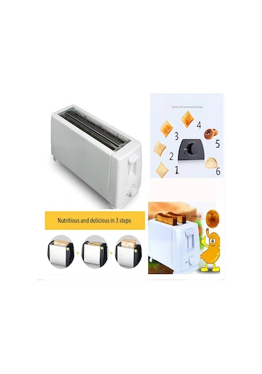 Otomatik Kahvaltı Sandviç Makinesi, 4 Parçalı Elektrikli Ekmek Kızartma Black And White