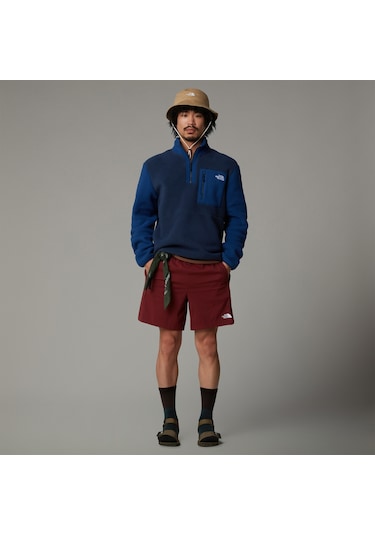 The North Face Yumiori 1/4 Zipped Erkek Mavi Polar Üst Nf0a883s8ze1 Mavi