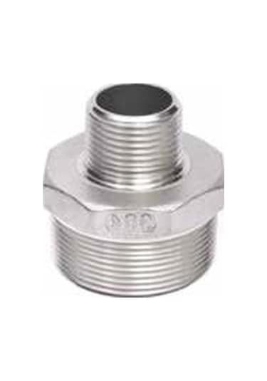 PASLANMAZ KROM 1/2'' x 1/4'' ORANTILI NİPEL