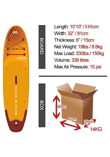 Aqua Marina Fusion Şişme Isup Stand-up Paddle Board 330cm