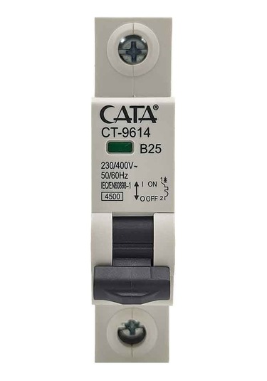 Cata 1x25 Amper W Otomat Monofaze Sigorta Ct-9614
