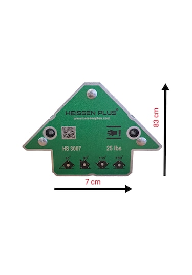 Heissen Plus Kaynak Için Manyetik Gönye 3007