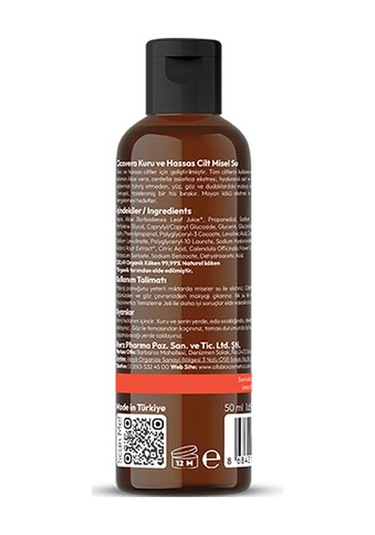 Alls Biocosmetics Organik Cicavera Prebiyotik Misel Su 50 Ml