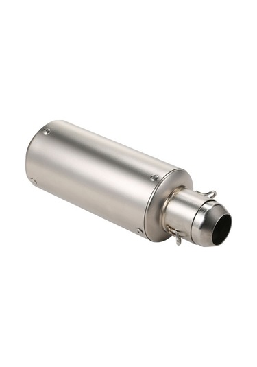 Pazly 38-51mm Evrensel Motosiklet Egzoz Borusu Tamir Parçası K21533 Kuyruk Gümüş