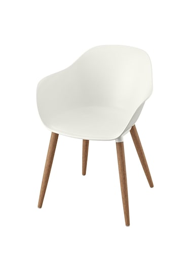 Kolçaklı Sandalye, Beyaz Beyaz