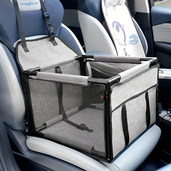 Tongdashop Koyu Gri 92 Manzara Yüksek Kaliteli Küçük Ve Orta Boy Evcil Hayvan Araç Koltuğu