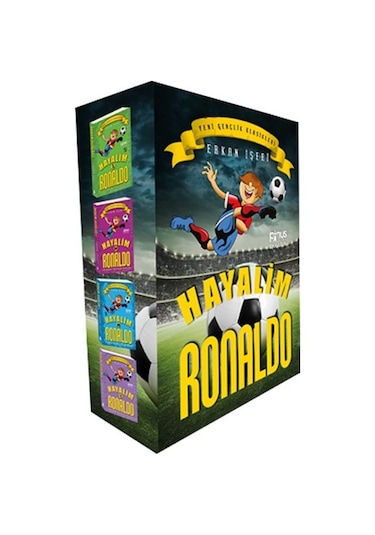 Hayalim Ronaldo Seti - 4 Kitap kutulu - Erkan İşeri - Pinus Kitap