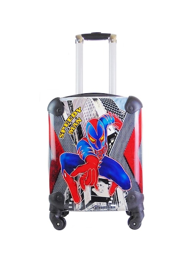 Protocol London Spiderman Speedy Man Erkek Çocuk Valizi Siyah