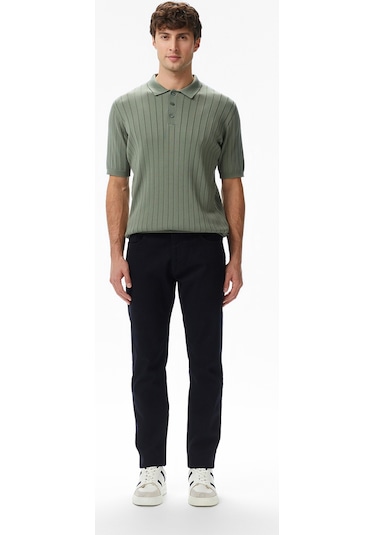 Nautica Erkek Mavi Classic Fit Kazak Düz S57307t Mavi