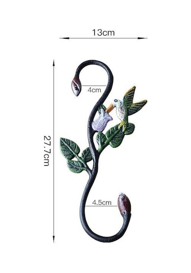 Homyl Balkon Bahçe Duvarı İçin Ağır Hizmet Hook Dekoratif