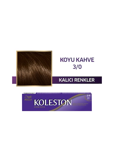 Koleston Single Tüp Saç Boyası 3/0 Koyu Kahve