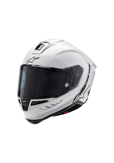 Alpinestars Supertech R10 Carbon Spor Motosiklet Kaskı Beyaz Siyahh