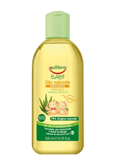 Equilibra Yatıştırıcı Doğal Bebek Yağı 200 ML