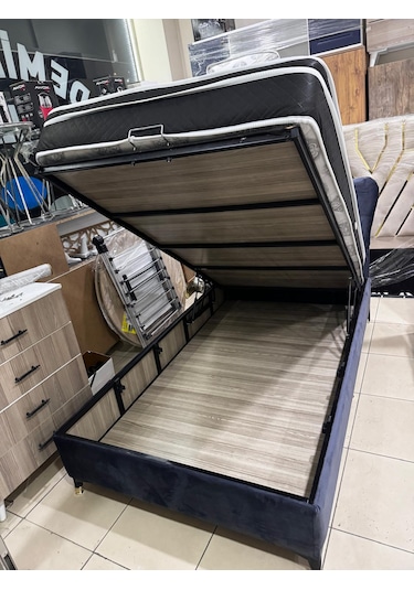 Bir Buçuk Kişilik Baza Başlık Yatak 120 x 200