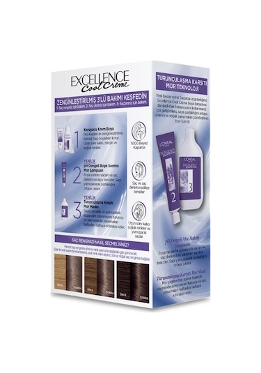 L’Oréal Paris Excellence Cool Creme Saç Boyası – 8.11 Ekstra Küll (530145105)