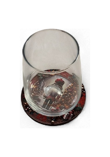 İngiliz Asker Yeni Yıl Bardak Altlığı 4 Adet 9x9