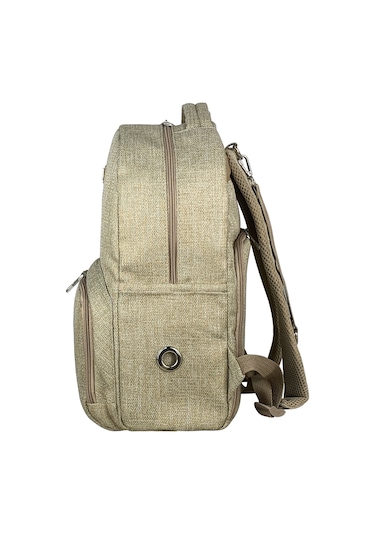 Duo Backpack For Mothers Anne Bebek Bakım Sırt Çantası Bej