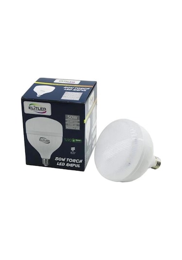 Elitled 50w Beyaz Torch Ampul
