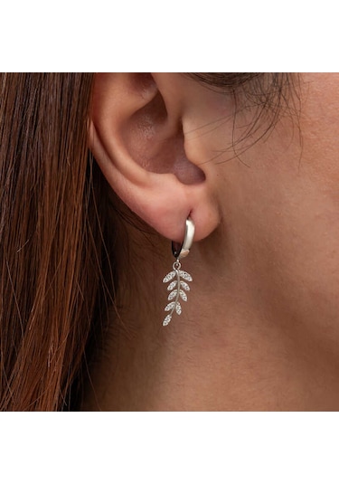 Artsmagazinmücevher Gümüş Sallantılı Başak Kadın Küpe